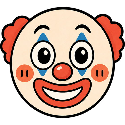 Epic Fail Clown reaction emoji