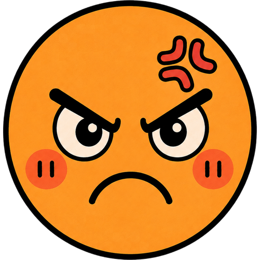 Epic Fail Angry reaction emoji