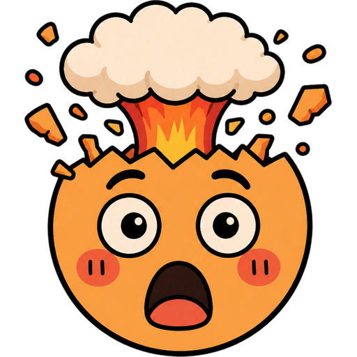 Epic Fail Mind Blown reaction emoji