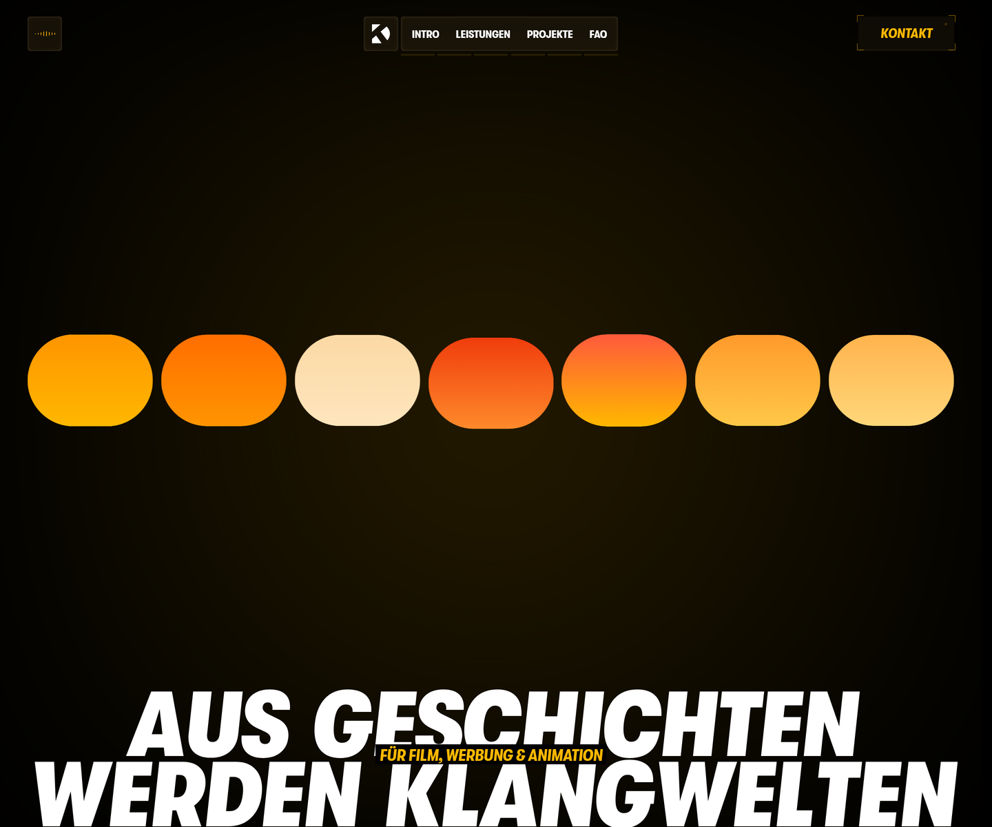 Dominik Kostolnik web design (Dark, Big Type, Motion)