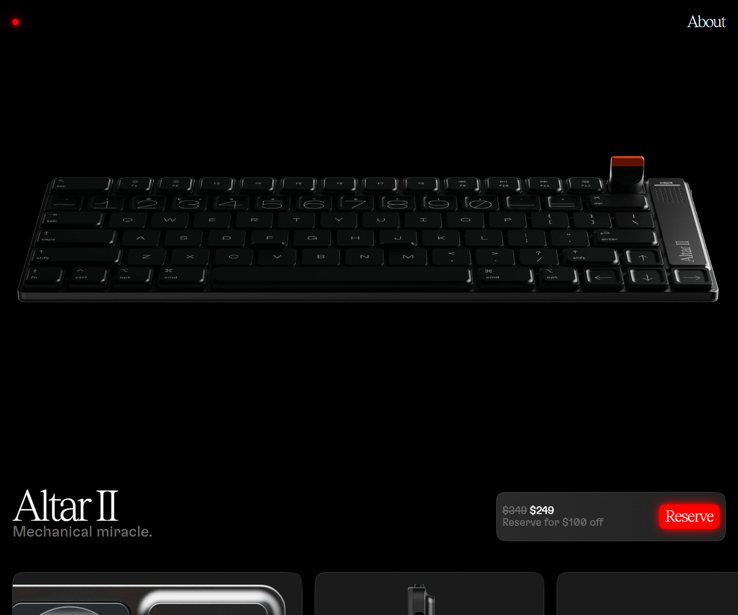 Electronic Materials Office web design (Big Type, Minimal, Motion)
