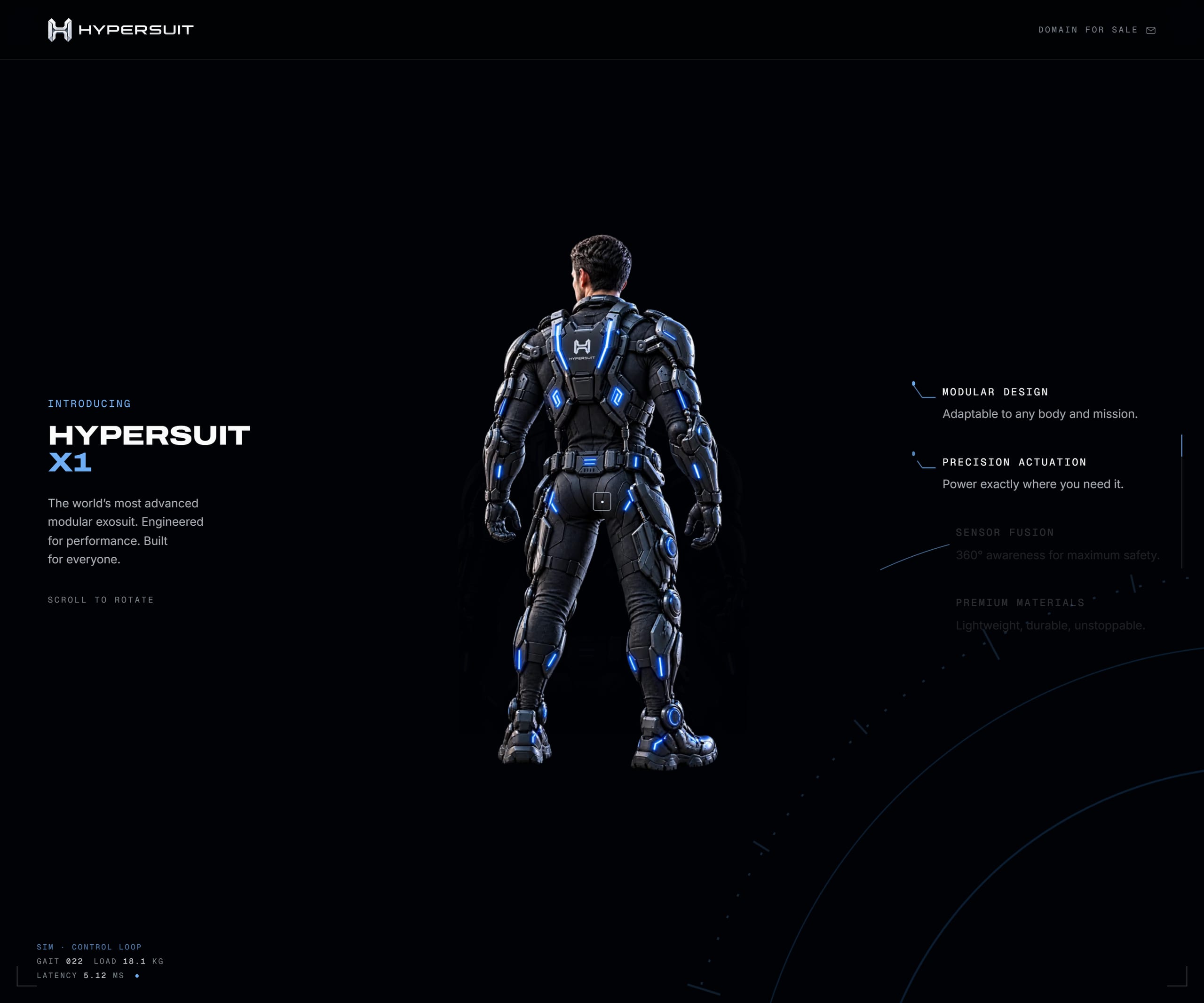HyperSuit, section 2 of the page as it renders